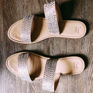 Size 11 silver sandals